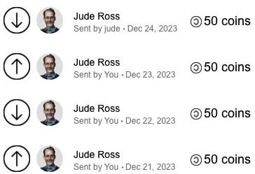 Past Transactions